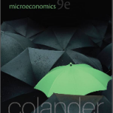 Microeconomics 9th Edition By by David Colander