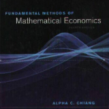 Solution Manual for Fundamental Methods of Mathematical Economics 4th Edition