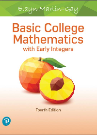 (eBook PDF)Basic College Mathematics with Early Integers, 4th Edition ...