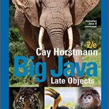 (eBook PDF)Big Java Late Objects, 2nd Edition  by Cay S. Horstmann
