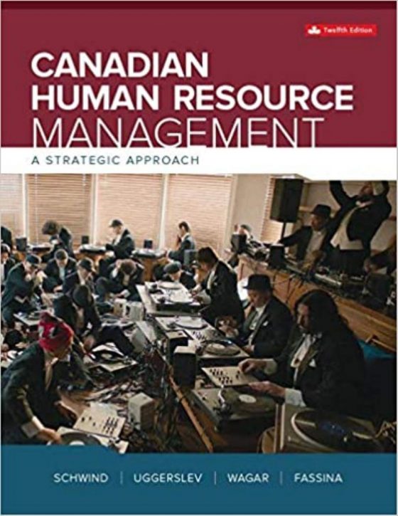 (eBook PDF)Canadian Human Resource Management 12th Canada Edition by Hermann Schwind,Krista Uggerslev