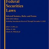 (eBook PDF)Coffee, Sale, and Whitehead s Federal Securities Laws Selected Statutes, Rules and Forms, 2020-2021 Edition by John C. Coffee Jr. , Hillary A. Sale , Charles K. Whitehead