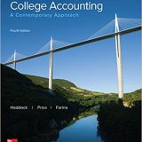 (eBook PDF)College Accounting A Contemporary Approach 4th Edition  by M. David Haddock