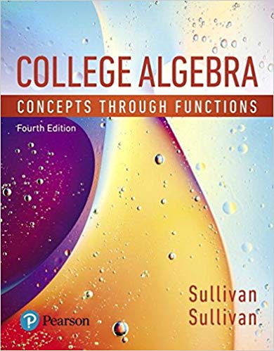 (eBook PDF)College Algebra - CONCEPTS THROUGH FUNCTIONS, 4th Edition by ...