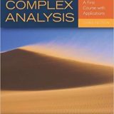 (eBook PDF)Complex Analysis: A First Course with Applications, Third Edition (PDF+EPUB) by Dennis G. Zill , Patrick D. Shanahan