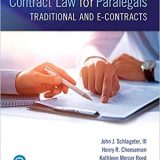 (eBook PDF)Contract Law for Paralegals, 3rd Edition by John J. Schlageter III , Henry R. Cheeseman , Kathleen Reed