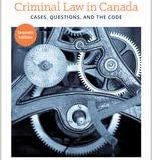 (eBook PDF)Criminal Law in Canada Cases, Questions, and the Code 7th Canadian Edition  by Simon Verdun-Jones