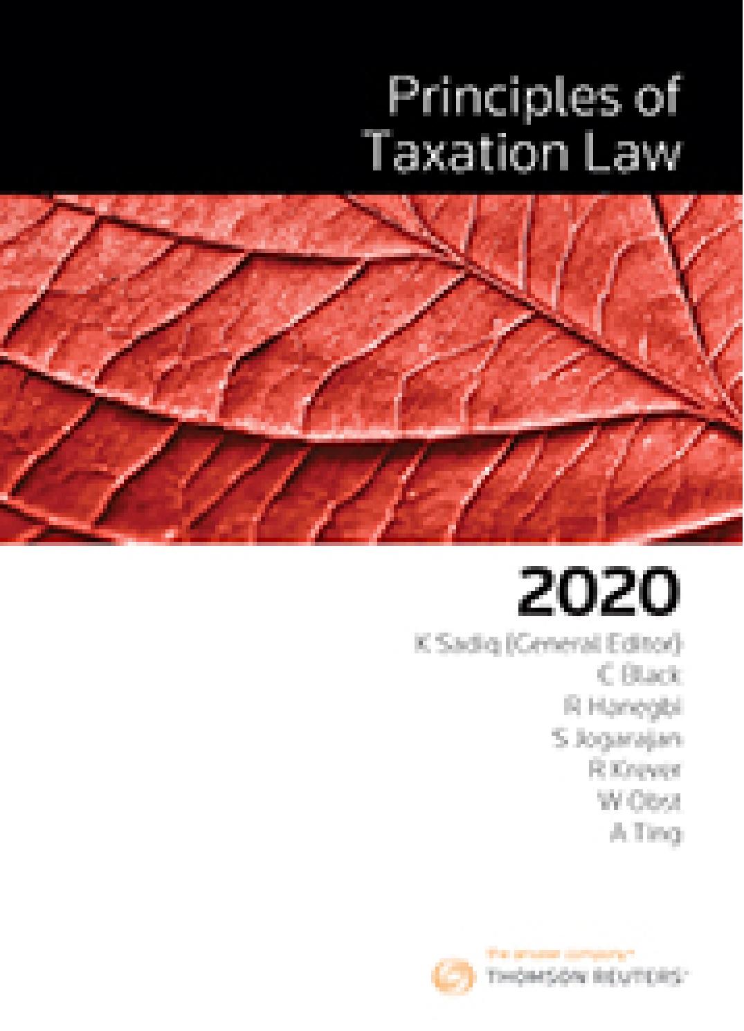 (eBook PDF)Principles Of Taxation Law 2020 Pdf Download