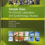 (eBook PDF)Sample Sizes for Clinical, Laboratory and Epidemiology Studies 4th Edition by David Machin , Michael J. Campbell , Say Beng Tan , Sze Huey Tan