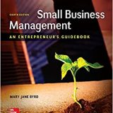 (eBook PDF)Small Business Management: An Entrepreneur’s Guidebook 8th Edition by  Mary Jane Byrd , Leon Megginson