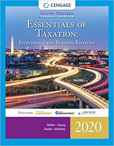 (eBook PDF)South-Western Federal Taxation 2020: Essentials of Taxation 23rd Edition by Annette Nellen , James C. Young , William A. Raabe , David M. Maloney