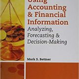 (eBook PDF)Using Accounting & Financial Information by Mark Bettner